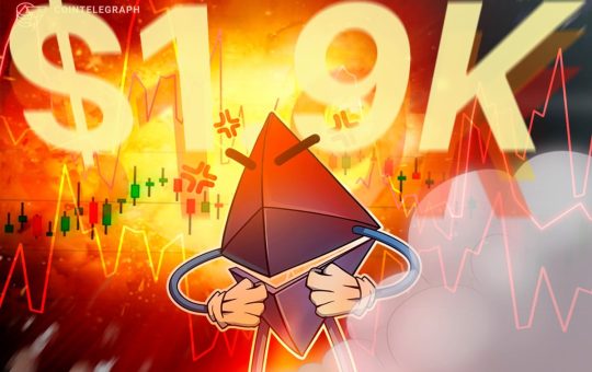 Ether may fall below $1.9k “robust” demand zone, analysts eye capitulation