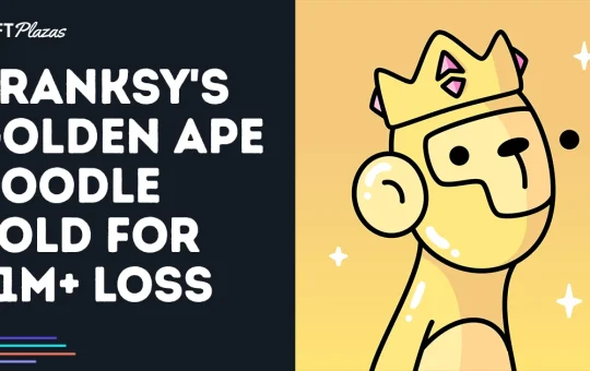 Pranksy's Golden Ape Doodle Sold For $1M+ Loss