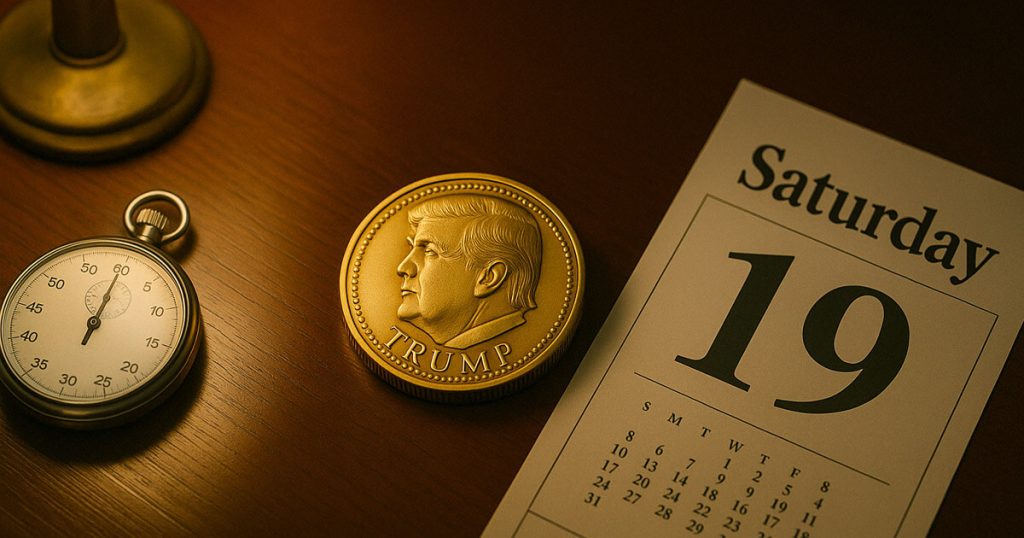 TRUMP token unlocks begin Saturday worth $311M, followed by $3.8M daily insider payouts