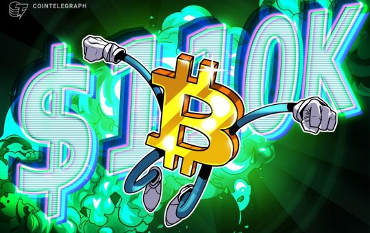 Bitcoin continues rally to surpass $110K for the first time