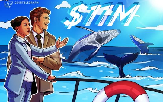 Ethereum whale opens $11M leveraged bet amid ETH price’s 30% rise potential