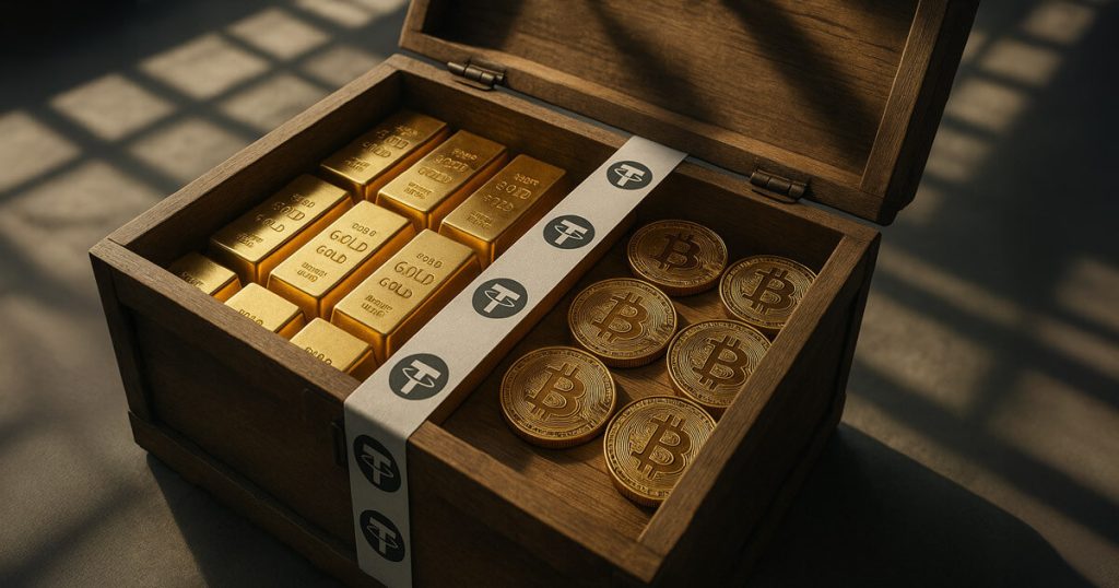 Tether holds $8 billion worth of gold in Swiss vault, matching UBS exposure