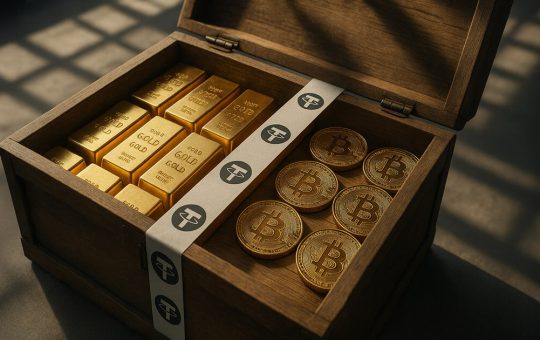 Tether holds $8 billion worth of gold in Swiss vault, matching UBS exposure