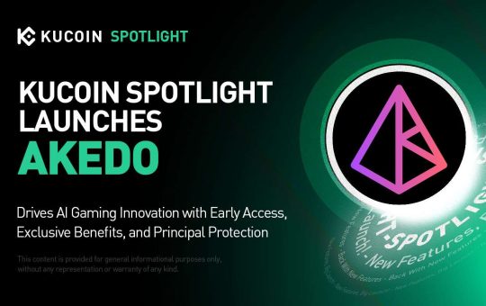 KuCoin Spotlight Launches AKEDO Token Sale, Bringing AI-Powered Gaming to Web3
