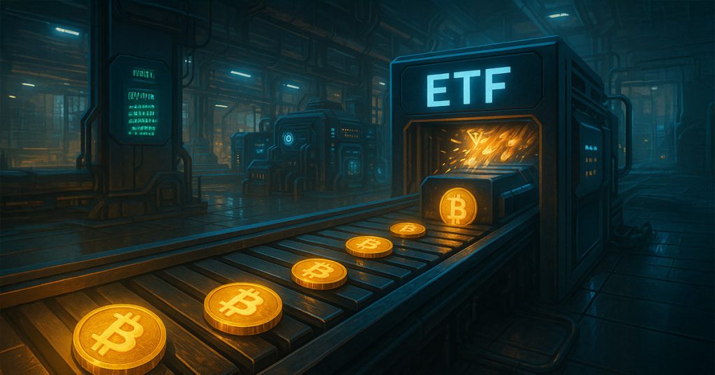 Through pullback US Bitcoin ETFs buy 3.6 times daily issuance as inflows streak hits four days