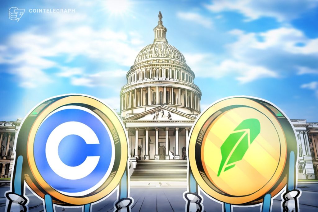 Coinbase, Robinhood Lend Talent to US ‘Tech Force’