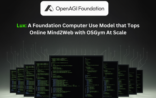 OpenAGI Foundation Launches Lux: A Foundation Computer Use Model that Tops Online Mind2Web with OSGym At Scale