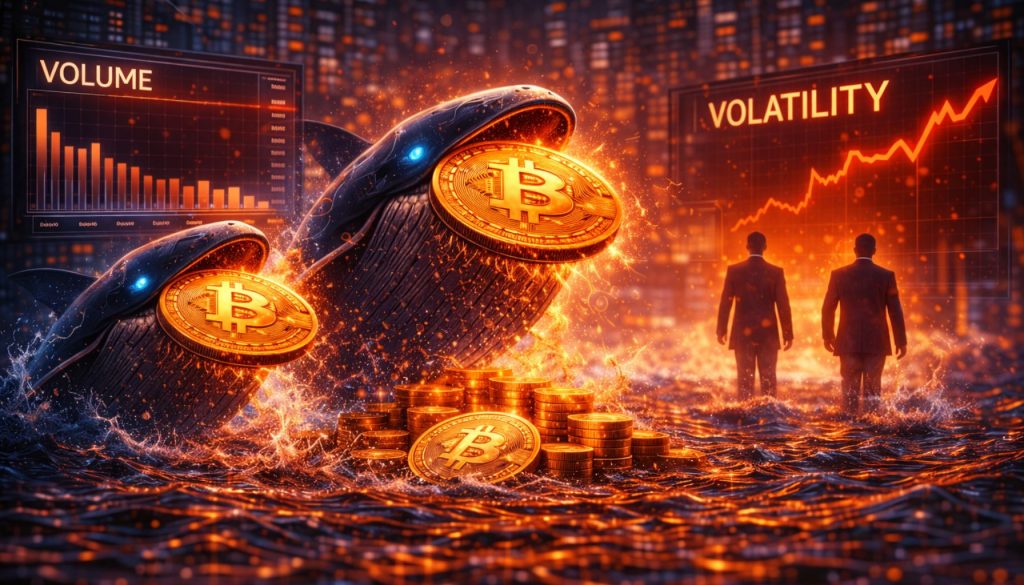 Bitcoin Whales Keep Buying Through Volatility As Retail Steps Away