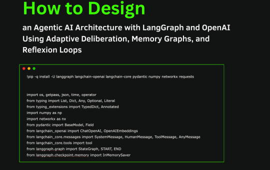 How to Design an Agentic AI Architecture with LangGraph and OpenAI Using Adaptive Deliberation, Memory Graphs, and Reflexion Loops