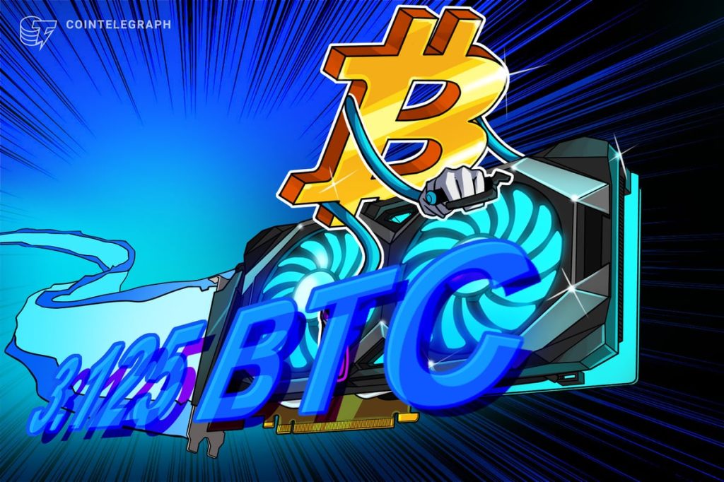 Solo Bitcoin Miner Hits Rare 3.125 BTC Jackpot With Rented Hashrate