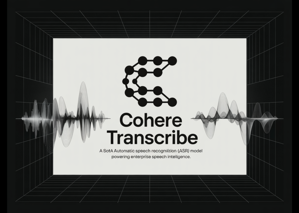 Cohere AI Releases Cohere Transcribe: A SOTA Automatic Speech Recognition (ASR) Model Powering Enterprise Speech Intelligence