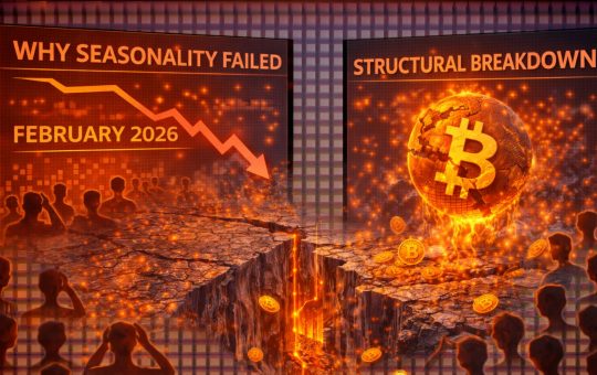 Why Bitcoin Seasonality Failed: Inside BTC’s Structural Breakdown In February 2026