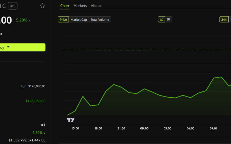 Bitcoin price performance