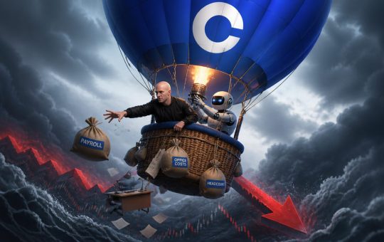 Coinbase cuts 14% of staff as Armstrong ties cost reset to AI and market volatility