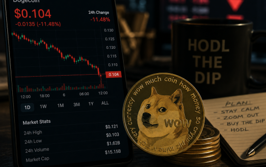 Dogecoin risks dropping below $0.100