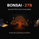 PrismML Releases Bonsai 27B: 1-bit and Ternary Builds of Qwen3.6-27B That Run on Laptops and Phones