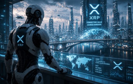 ChatGPT AI predicts XRP could reach $5 to $8 with growing institutional adoption and regulatory clarity by the end of 2026.
