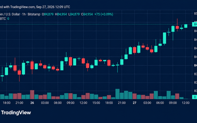 Bitcoin Price Climbs Back Toward $85K With Bulls in the Driver's Seat