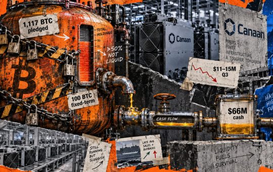 Canaan revenue misses guidance; 1,117 BTC pledged in Q2