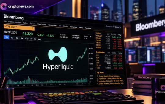 Bloomberg Terminal lists Hyperliquid perps data in front of professionals, just as Trump and CFTC are working to bring the platform to the US.
