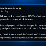 MSCI Rule Puts Strategy at Risk, Says Bitcoin Policy Institute Paper