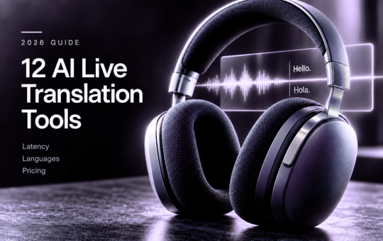 Top 12 AI Live Translation Tools in 2026: Latency, Languages, Pricing