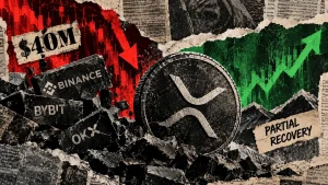 XRP rebounded as Binance spot turnover fell nearly 80%