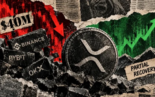 XRP rebounded as Binance spot turnover fell nearly 80%